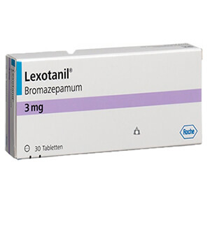 Lexotanil (Bromazepam) 3mg Tablets  x 1's 30 Tablets