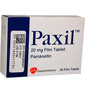 Paxil (paroxetine) 20mg Tablets  x 1's