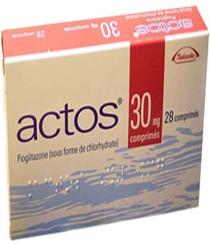 Actos (Pioglitazone) 30mg  x 1's